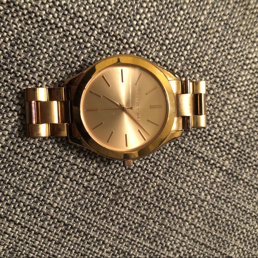 Rose gold Michael Kors watch